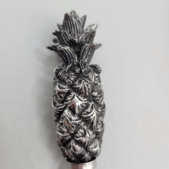 Boston Warehouse Pineapple Stainless Steel Butter Knives Spreaders Set Of 4 - Picture 3 of 4